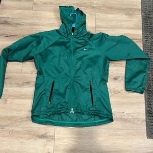 Nike Running Zip Jacket size L green